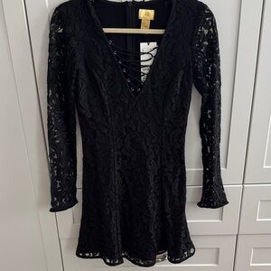 H&M Black Lace Dress
